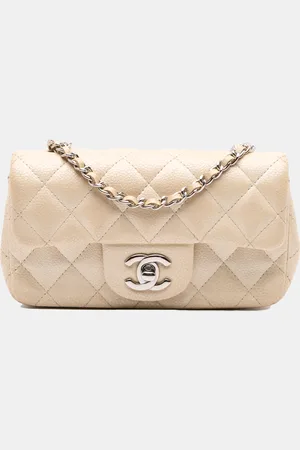 CHANEL Extra Mini Rectangular Classic Caviar Single Flap