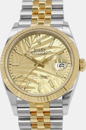 Rolex 18k Yellow Stainless Steel Datejust 126233 Automatic Men