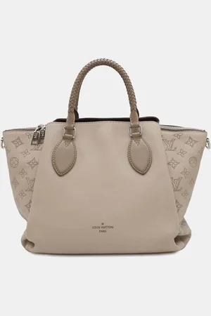 LOUIS VUITTON Galet Monogram Mahina Leather Haumea Tote Bag