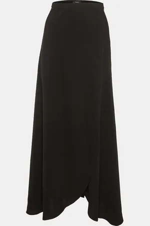 THEORY Crepe Wrap Maxi Skirt M