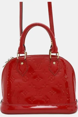 LOUIS VUITTON Alma Cerise Monogram Vernis Leather Size Bb Bag