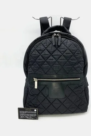 CHANEL Nylon Quilted Coco Cocoon Backpack