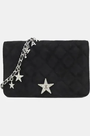 CHANEL Suede Star Wallet On Chain
