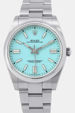 Rolex Turquoise Stainless Steel Oyster Perpetual 124300 Automatic Men