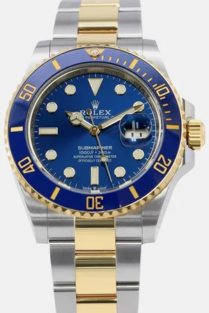 Rolex 18k Yellow Gold Stainless Steel Submariner 126613LB Automatic Men