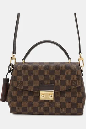 LOUIS VUITTON Damier Ebene Croisette Canvas Bag