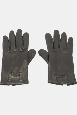 Hermès Lambskin Leather Bastille Gloves 7.5