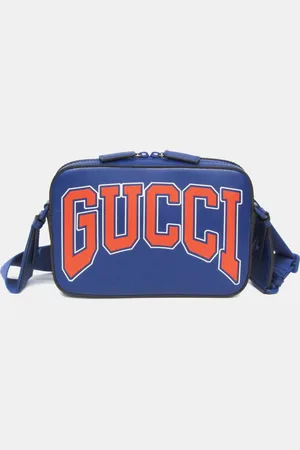 Gucci And Orange Leather Shoulder Bag