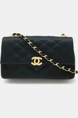 CHANEL Satin Chain Shoulder Bag
