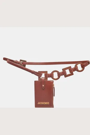 Jacquemus La Ceinture Caree Leather Belt S