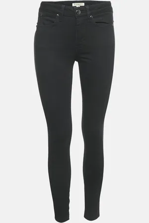Burberry Black Jersey Trim Denim Smirdan Jeans M Waist 27"