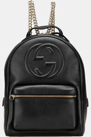 Gucci Soho Leather Chain Backpack