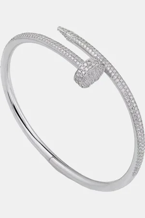 Cartier 18K Gold, Diamond Juste Un Clou Bracelet