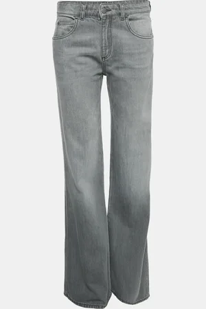 Emporio Armani Washed Denim Wide Leg Jeans Waist 28"