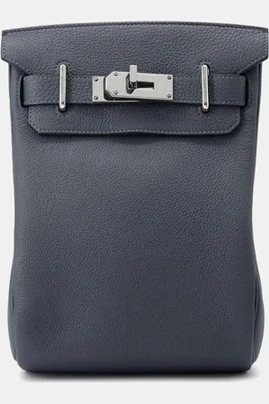 Hermès Akkad Grimist Togo Leather Hac A Dos PM Bag