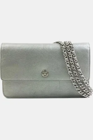 CHANEL Leather Wallet On Chain