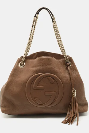 Gucci Leather Medium Soho Chain Shoulder Bag