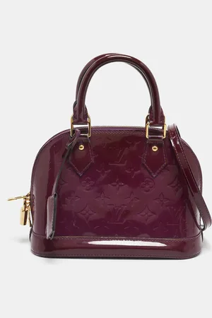 LOUIS VUITTON Amethyste Monogram Vernis Alma BB Bag