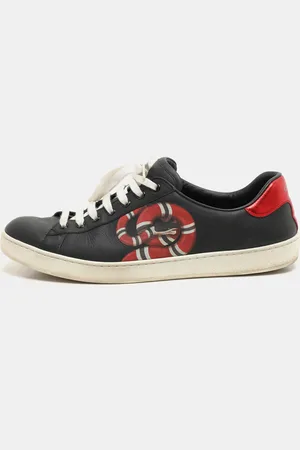 Gucci Multicolor Leather Kingsnake Ace Sneakers Size 42