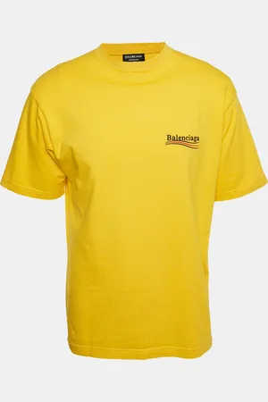 Balenciaga Unisex Logo Embroidered Jersey T-Shirt XXS