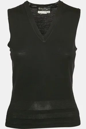 Salvatore Ferragamo Wool Knit Sweater Vest M