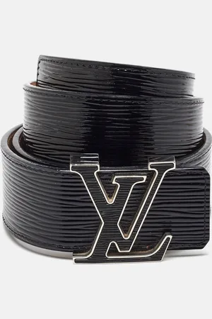 LOUIS VUITTON Electric Epi Leather LV Initiales Waist Belt 80CM
