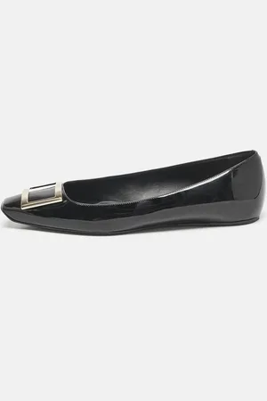 Roger Vivier Patent Leather Belle Ballet Flats Size 41