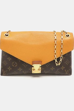 LOUIS VUITTON Safran Monogram Canvas Pallas Chain Bag