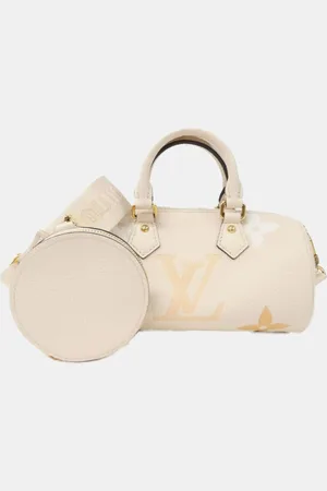 LOUIS VUITTON Saffron Leather Monogram Empreinte By The Pool Papillon BB Shoulder Bag