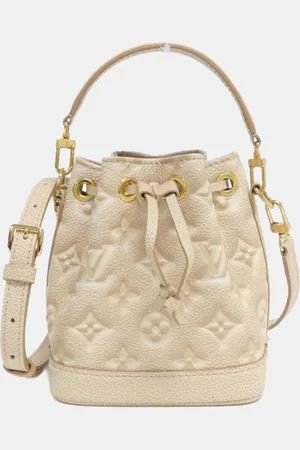 LOUIS VUITTON Light Monogram Empreinte Leather Summer Stardust Nano Noe Shoulder Bag