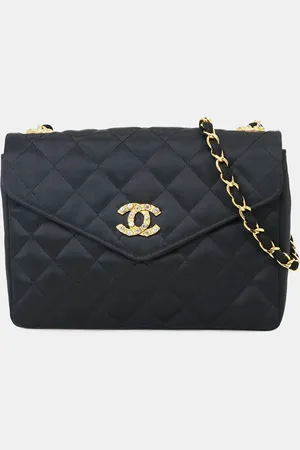CHANEL Satin Chain Shoulder Bag