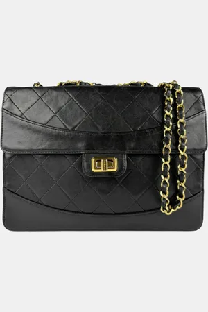 CHANEL Beige Leather Metal Shoulder Bag