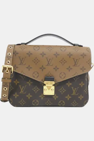 LOUIS VUITTON Monogram Canvas Reverse Pochette Metis MM Shoulder Bag