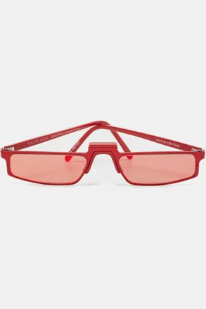 ANDY WOLF X White Heat Mirror Muhren Rectangle Sunglasses