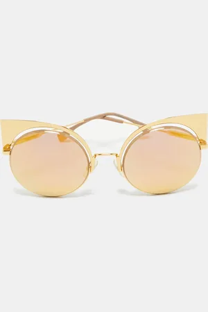 Fendi FF 0177/S Mirror Ca Eye Sunglasses