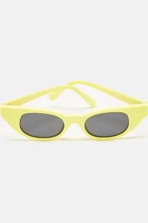 Adam Selman X Le Specs /Black The Breaker Oval Sunglasses