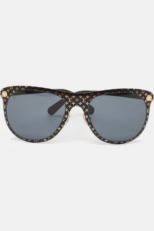 LOUIS VUITTON /Gold Z0966U Monogram Vertigo Sunglasses
