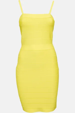 Hervé Léger Stretch Knit Bandage Mini Dress M