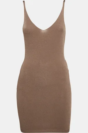 Fendi Stretch Knit Mini Slip Dress M