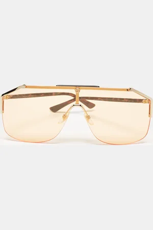 Gucci Peach GG0291S Shield Sunglasses