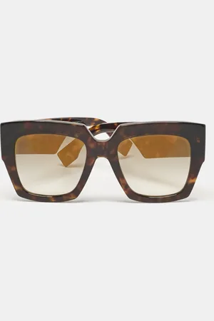 Fendi Havana/ Gradient FF0263/S Facets Square Sunglasses