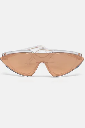Sportmax /Transparent Mirror SM0001 Shield Sunglasses