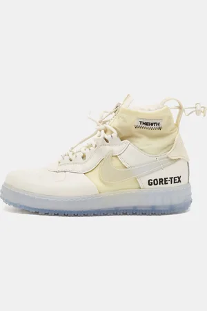 Nike Air Leather and Nylon Force 1 Gore Tex High Winter GTX Phantom Sneakers Size 40.5