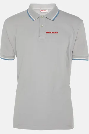 Prada Cotton Pique Polo T-Shirt L