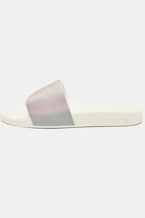 LOUIS VUITTON PVC Waterfront Slide Sandals Size 40