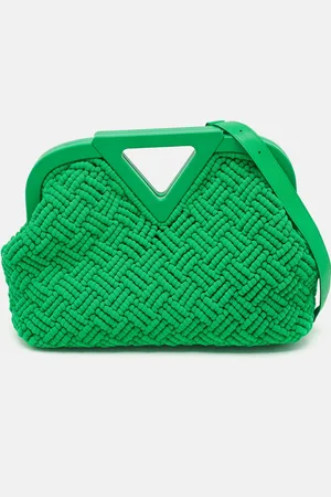Bottega Veneta Crochet and Rubber The Point Shoulder Bag