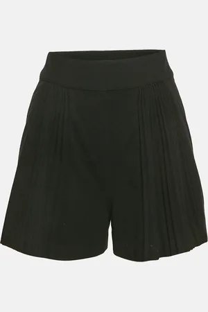 Maje Wool Blend Pleated Shorts S