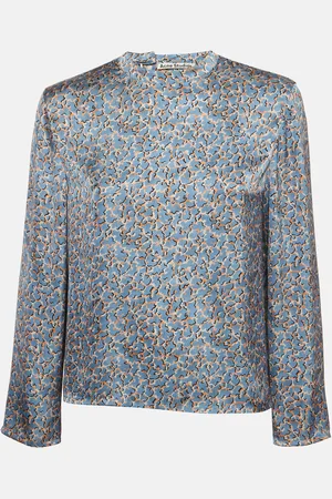 Acne Studios Printed Satin Blouse S