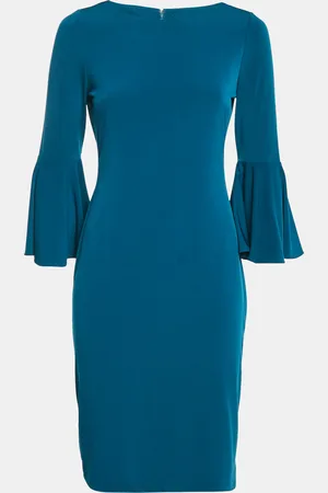 Calvin Klein Jersey Bell Sleeve Short Dress S
