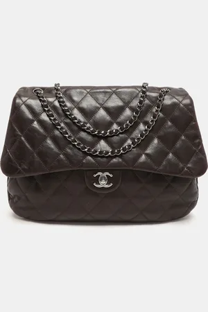 CHANEL Quilted Leather 3 Accordion Flap Bag